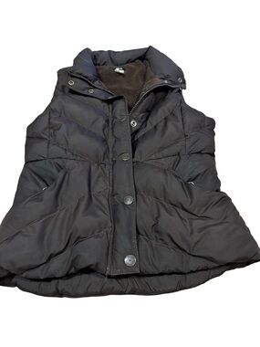 Small Brown J Crew puffer- Puffy Quilted Brown vest